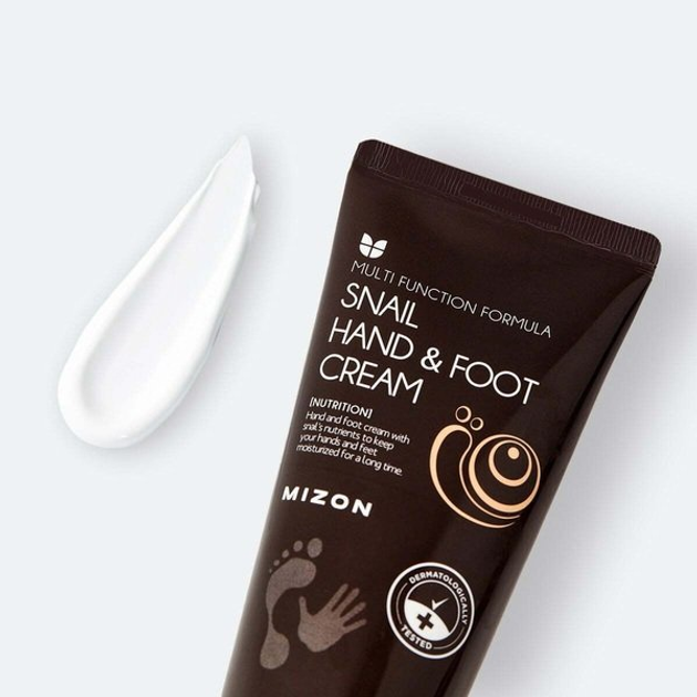 Krem do rąk i stóp Mizon Snail z mucyną ślimaka 100 ml (8809689370198) - obraz 2