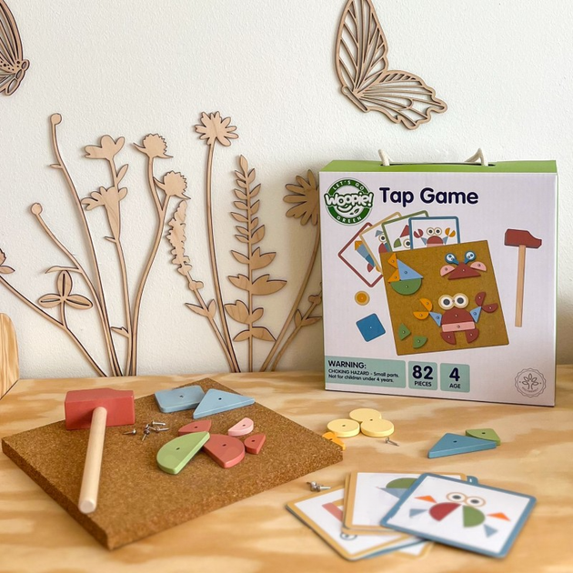 Набір для творчості Woopie Green Tap Game Пазл 20 візерунків 82 елементи (5906280652883) - зображення 7