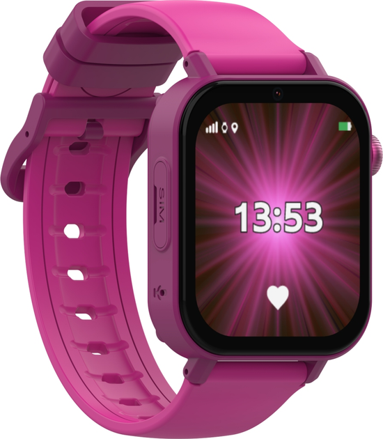 Smartwatch dla dzieci Kidiz Chat Pink (5906800867209) - obraz 1