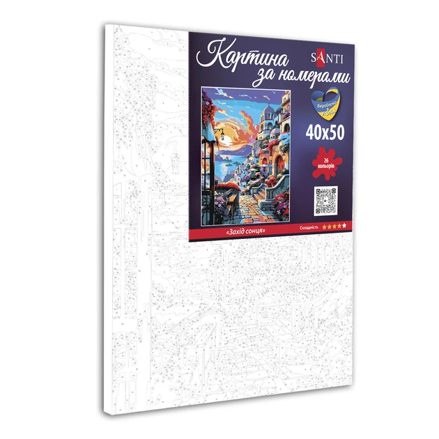 Картина по номерам Закат солнца 40х50 см SANTI (954743) - изображение 2