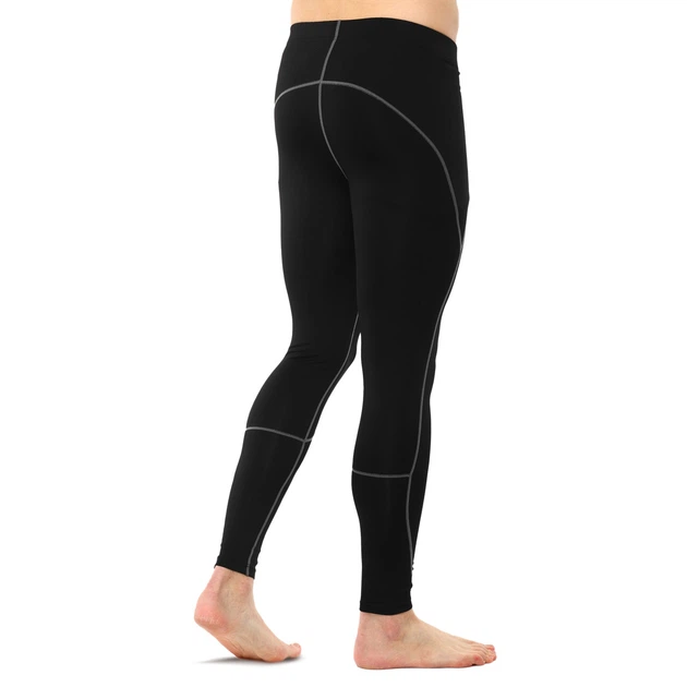 Тайтсы мужские компрессионные Zelart Fit J02K размер 3XL (180-185 см) Black-Grey - Фото 2 Тайтсы мужские компрессионные Zelart Fit J02K размер 3XL (180-185 см) Black-Grey - изображение 2
