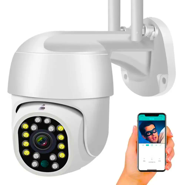 Вулична WiFi камера відеоспостереження 5Мп з датчиком руху, HX A 1536S (L) - зображення 2