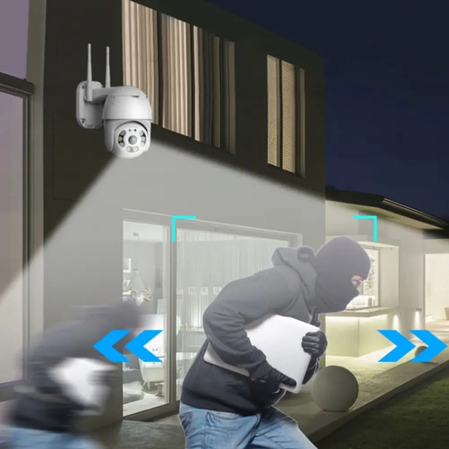 Вулична IP Wi-Fi 2Mp камера відеоспостереження з датчиком руху та віддаленим доступом AW6 (L) - зображення 5