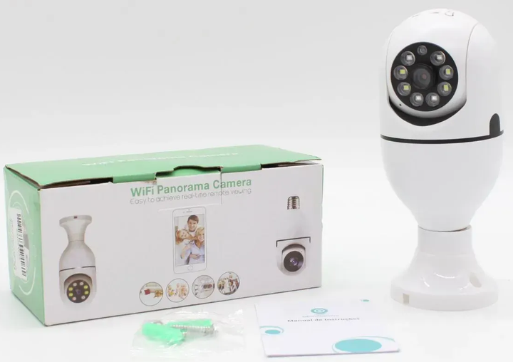 Бездротова WIFI камера відеоспостереження в патрон 2MP, з датчиком руху Smart Camera (L) - Фото 10 Бездротова WIFI камера відеоспостереження в патрон 2MP, з датчиком руху Smart Camera (L) - зображення 10