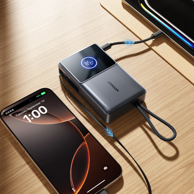 Powerbank Joyroom JR-PR1 10000 mAh 22.5W Black (6956116765002) - obraz 5