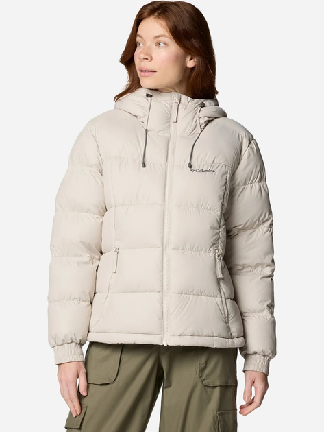 Kurtka zimowa damska sportowa Columbia Pike Lake II Insulated Jacket 2051374279 L Beżowa (195981775815) - obraz 1