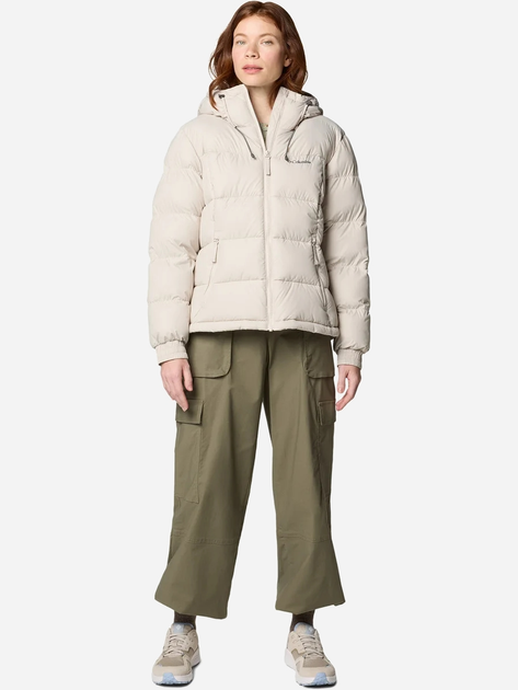 Kurtka zimowa damska sportowa Columbia Pike Lake II Insulated Jacket 2051374279 L Beżowa (195981775815) - obraz 3
