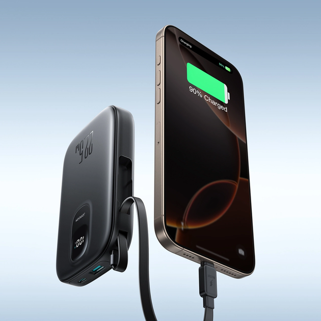 Powerbank Joyroom JR-PBF17 10000 mAh 22.5W Black (6956116704292) - obraz 7