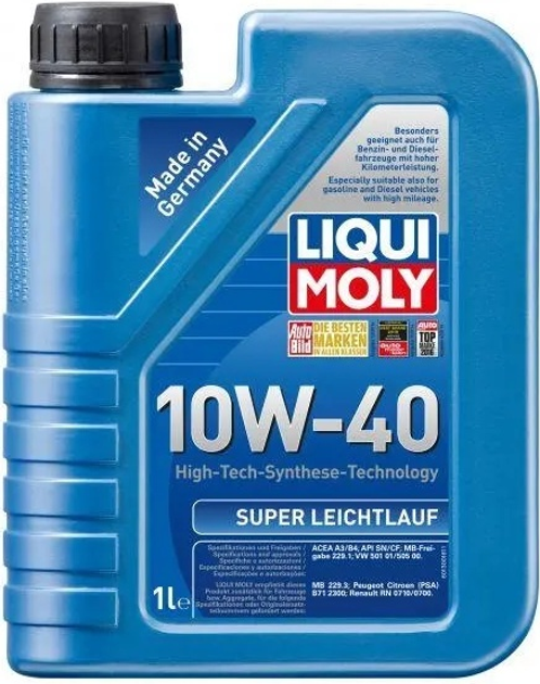 Моторне масло Liqui Moly Super Leichtlauf 10W40 4 л (4100420095030) - зображення 1