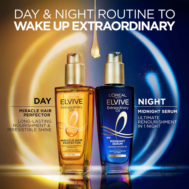 Serum nocne L'Oreal Paris Elseve Huile Extraordinaire Midnight do intensywnego odżywiania włosów 100 ml (3600524135775) - obraz 6