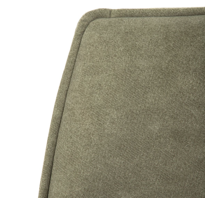 Krzesło do kuchni i salonu HOMLA  871738 LUGRO obrotowe 54 x 60 x 91 cm Zielone (5904183871738) - obraz 4