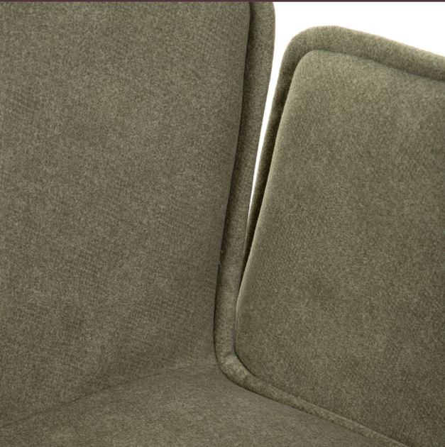 Krzesło do kuchni i salonu HOMLA  871738 LUGRO obrotowe 54 x 60 x 91 cm Zielone (5904183871738) - obraz 5