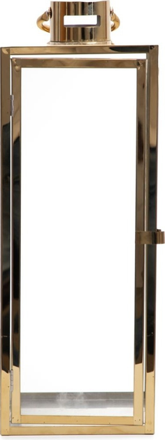 Latarnia Homla Tondo złota 14 x 14 x 39 cm (5904183806891) - obraz 2