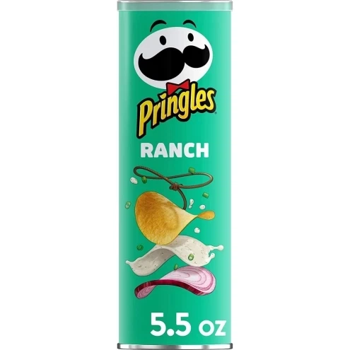 Чипсы Pringles Ranch соус ранч 158 г - Фото 1 Чипсы Pringles Ranch соус ранч 158 г - изображение 1