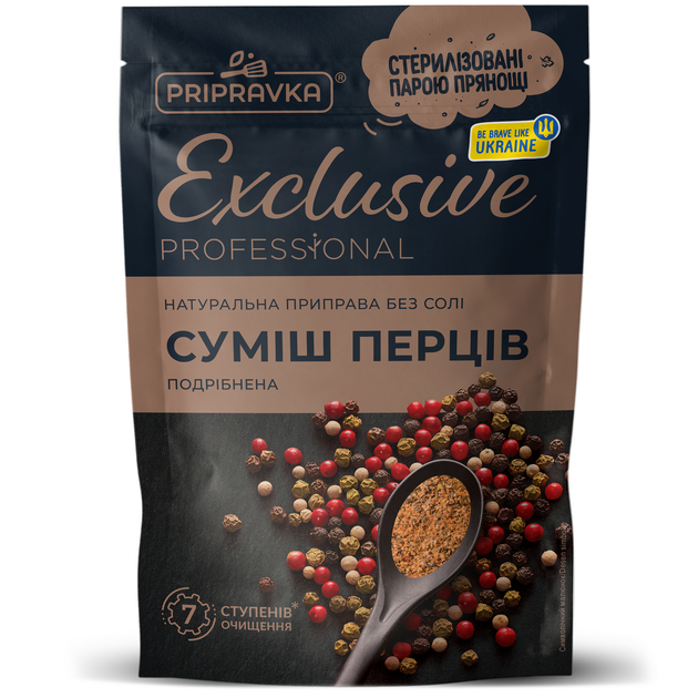 Смесь перцев Pripravka Exclusive professional измельченная 35 г - Фото 1 Смесь перцев Pripravka Exclusive professional измельченная 35 г - изображение 1