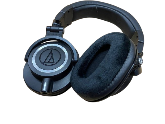 Амбушюры велюровые Audio-Technica ATH M20x, M30, M30x, M40x, M50, M50x, SX1 - изображение 6