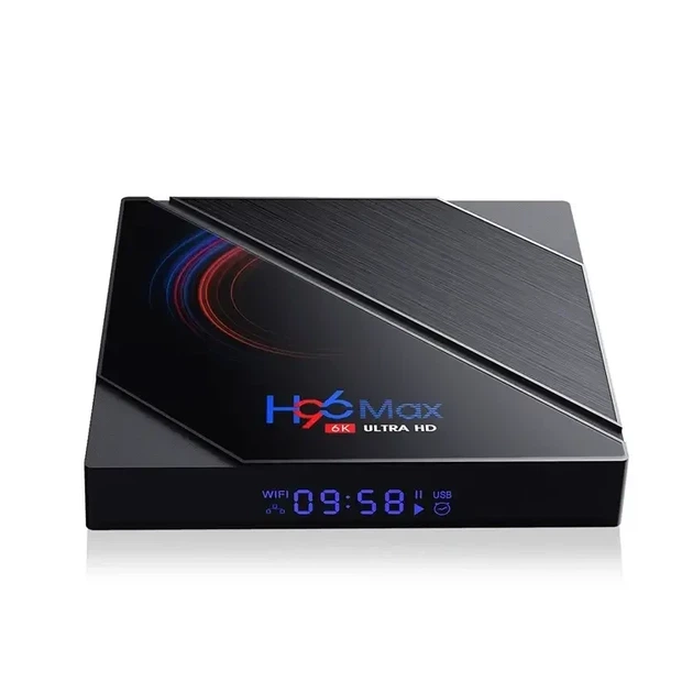 Смарт ТВ приставка Android 10.0 для телевізора Н96 4/64GB Wi-Fi Smart TV BoX - зображення 3