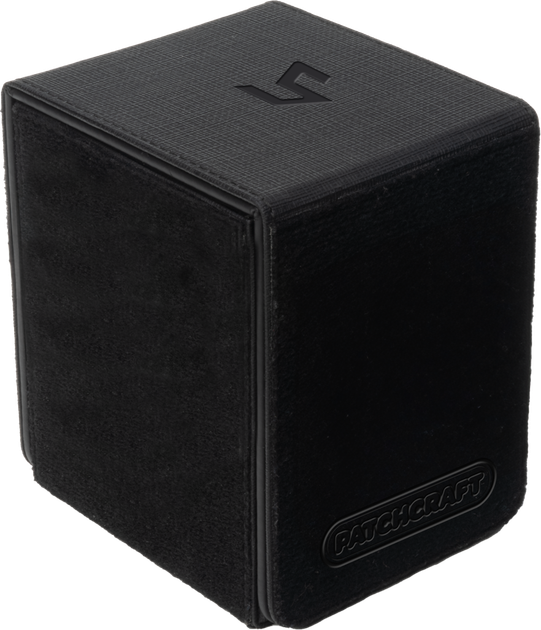 Коробка для карток Ultra Pro Patchcraft Alcove Flip Deck Box Чорна (0074427166403) - зображення 1