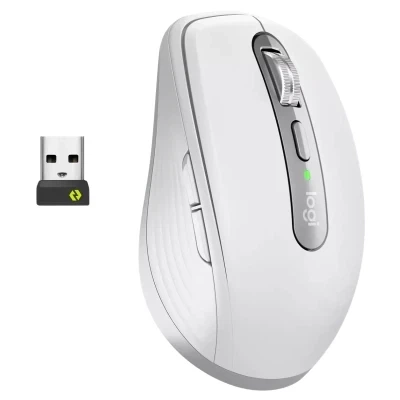 Мышка Logitech MX Anywhere 3S for Business Wireless/Bluetooth Pale Gray (910-006959) - изображение 6