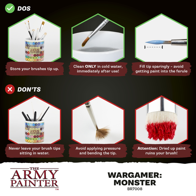 Pędzel The Army Painter Wargamer Detail Brush (5713799703704) - obraz 4
