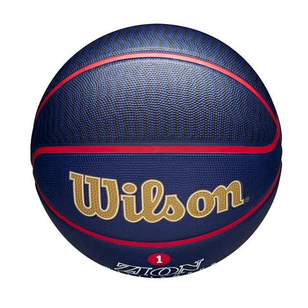 Мяч баскетбольный NBA PLAYER ICON OUTDOOR BSKT ZION Wilson WZ4008601XB7 №7 - Фото 3 Мяч баскетбольный NBA PLAYER ICON OUTDOOR BSKT ZION Wilson WZ4008601XB7 №7 - изображение 3