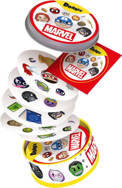 Настільна гра Rebel Dobble Marvel Emoji (польське видання) (3558380134213) - зображення 2