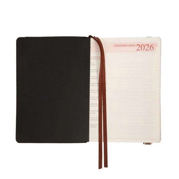 Ежедневник Leo Planner 2026 Trend, мягкий, черный (252693) - изображение 13
