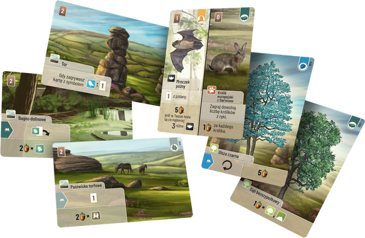 Gra planszowa Rebel Leśne rozdanie: Dartmoor (edycja polska) (3558380135197) - obraz 2
