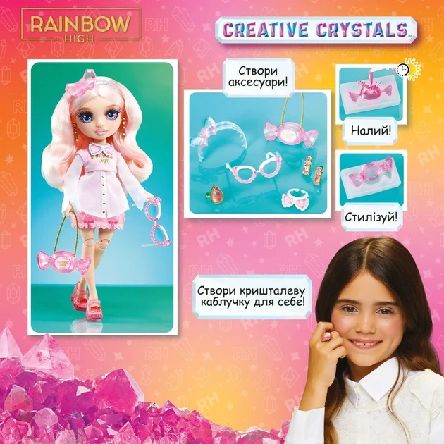 Кукла Rainbow High Creative Crystals Белла (121367) - изображение 9