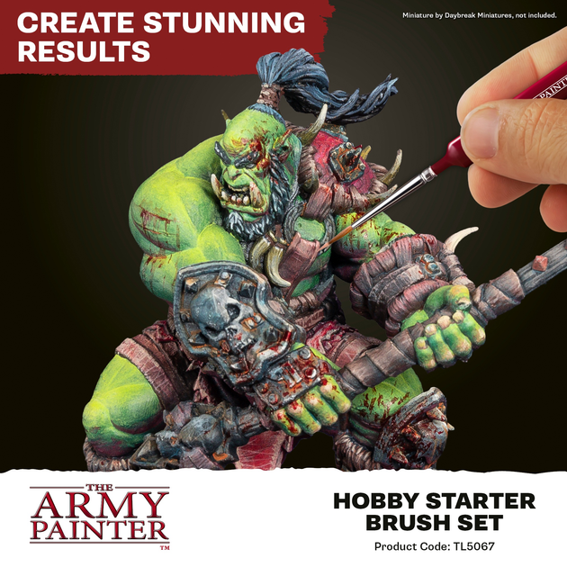 Zestaw pędzli The Army Painter Hobby Starter Brush Set 3 szt (5713799506701) - obraz 4