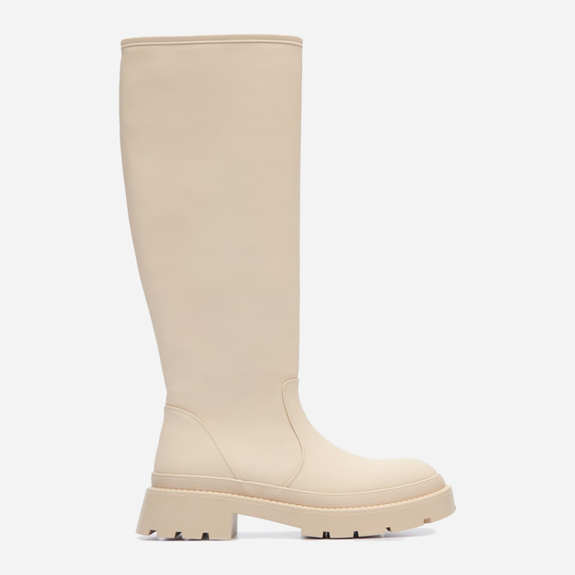 Жіночі гумові чоботи Cropp 6596P-01X 39 25 см Кремові (5904684941329) (955555902309804) - Уцінка - зображення 1