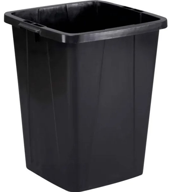Відро для сміття Durable 1800505221 520 x 490 x 610 мм Чорне (4005546738918) - зображення 1