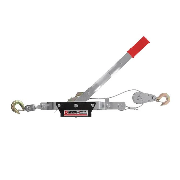 Лебідка важільна тягове зусилля 4т, трос 3.00м*5.5мм INTERTOOL GT1444 - изображение 2