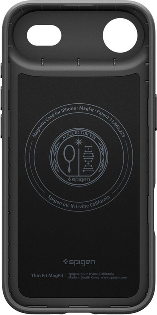 Etui plecki Spigen Thin Fit MagSafe Case do Apple iPhone Air Black (8800283314380) - obraz 4