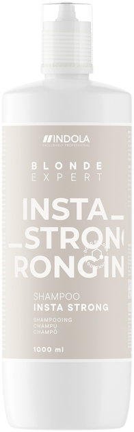 Шампунь для фарбованого волосся Indola Blonde Expert InstaStrong для світлого волосся 1 л (4067971100302) - зображення 1