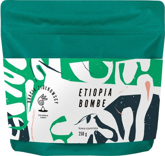 Кава в зернах Bracia Ziółkowscy Еtiopia Bombe Washed Filter 250 г (5906815380786) - зображення 1