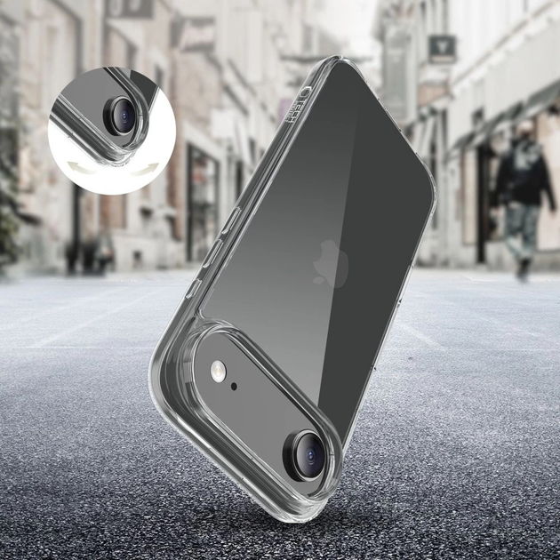Etui plecki Tech-Protect FlexAir Hybrid Case do Apple iPhone Air Clear (5906302319428) - obraz 3