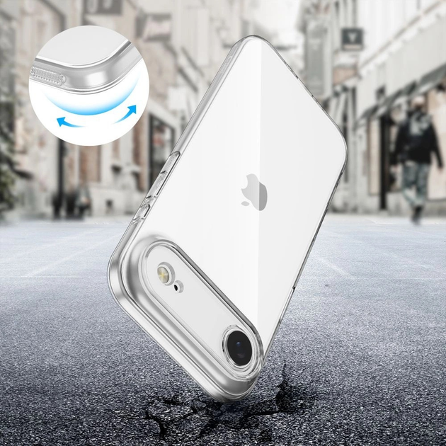Etui plecki Tech-Protect FlexAir Case do Apple iPhone Air Clear (5906302319381) - obraz 2