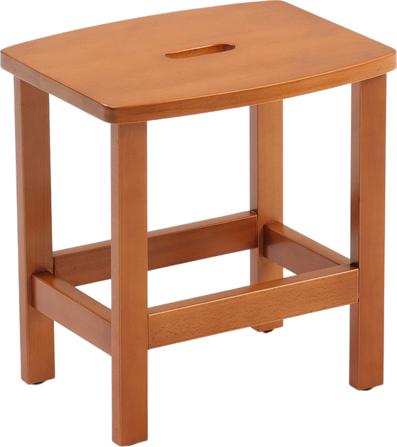 Табурет Arredamenti Nello 36 x 30 см Коричневий (ARIT-400-BR) - зображення 1