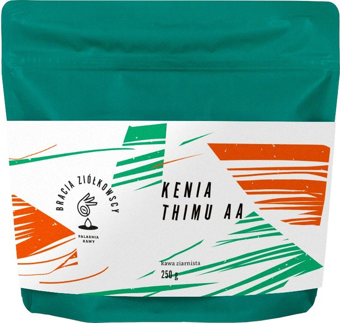 Кава в зернах Bracia Ziółkowscy Kenia Thimu Washed Filter 250 г (5906815380816) - зображення 1
