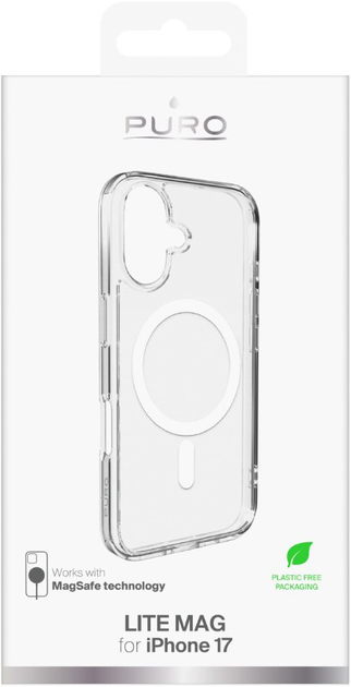 Панель Puro Lite Mag для iPhone 17 Transparent  (8018417525513) - зображення 2