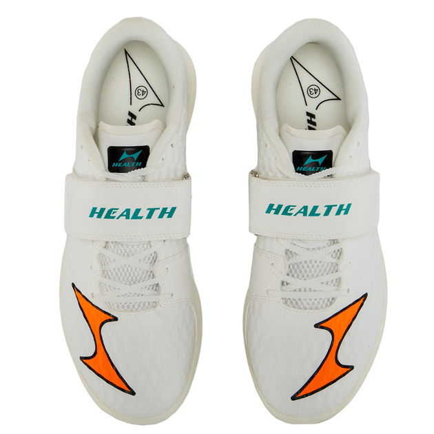 Шиповки для легкої атлетики професійне для потрійного стрибка Health 1633 розмір 45 Білий - зображення 4