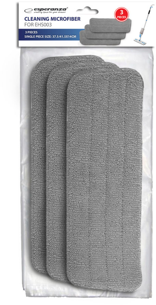 Wymienna nasadka do mopa Esperanza Perfect Clean 003 3 szt (5901299964910) - obraz 3