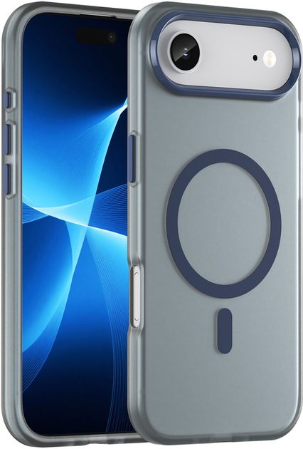 Etui Hurtel Magnetic Abrasive do Apple iPhone Air Niebieski (5907769379772) - obraz 3