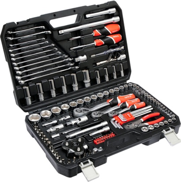 Zestaw narzędzi YATO 1/4'', 3/8'', 1/2' 126 elementów (YT-38875) - obraz 2