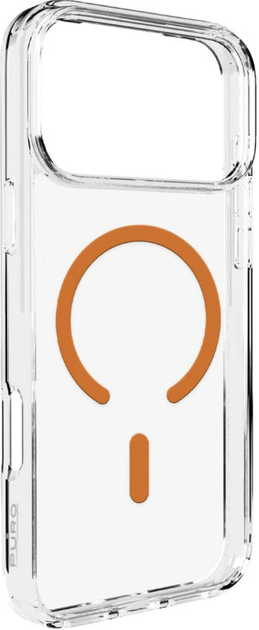 Панель Puro Puro Lite Mag для iPhone 17 Pro Orange\Transparent (8018417527272) - зображення 1