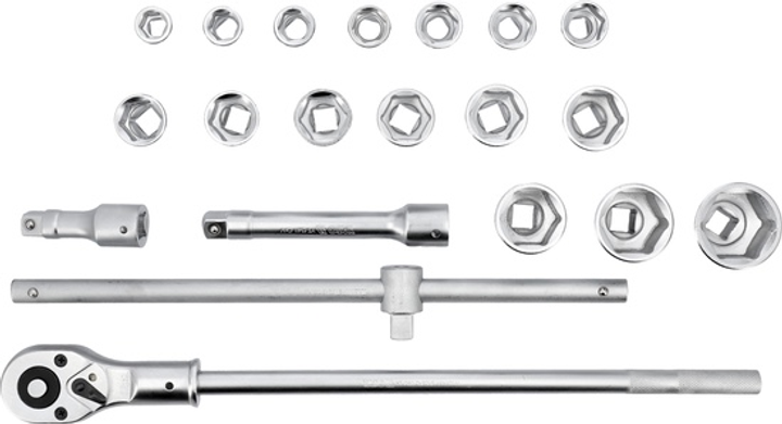 Zestaw nasadek YATO 3/4'' 20 elementów (YT-1335) - obraz 1
