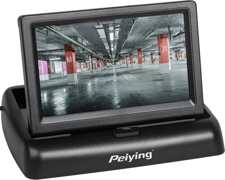 Monitor samochodowy Peiying PY0107 4.3" (5901890036993) - obraz 1
