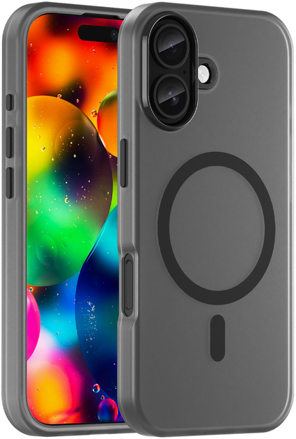 Etui Hurtel Magnetic Abrasive do Apple iPhone 17 Czarny (5907769379680) - obraz 3