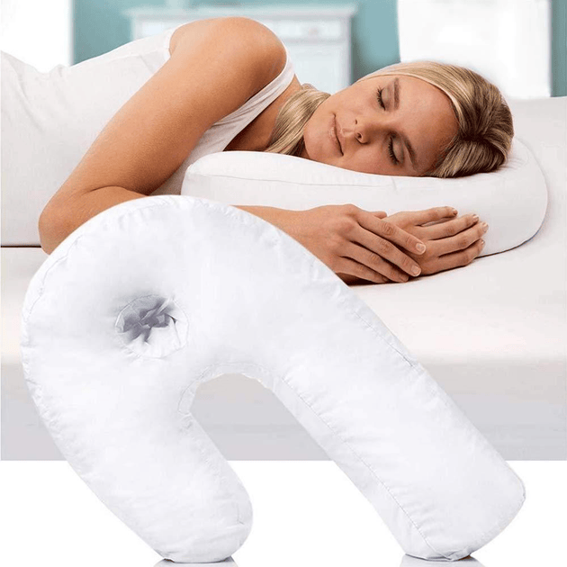 Ортопедическая подушка SIDE Sleeper PRO для сна на боку с выемкой для уха - Фото 3 Ортопедическая подушка SIDE Sleeper PRO для сна на боку с выемкой для уха - изображение 3